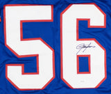 Lawrence Taylor Signed New York Giants Jersey (JSA) 2xSuper Bowl Champion / L..B