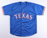 Dylan Dreiling Signed Rangers Jersey (Beckett) Texas 2024 2nd Round Pck / U Tenn