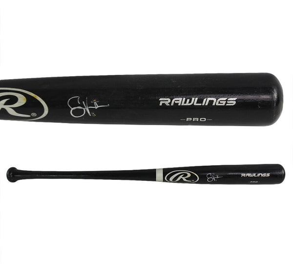 Shane Victorino Signed Philadelphia Phillies Rawlings Black MLB Bat