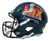 Howie Roseman Signed Eagles FS Super Bowl 59 LIX Replica Helmet The Architect
