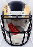 Faulk, Dickerson, Jackson Signed Rams F/S Speed Authentic Helmet- Beckett W Holo