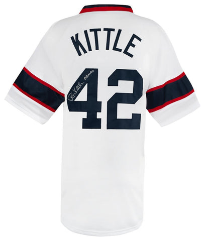 Ron Kittle Signed White 1980's Style T/B Custom Baseball Jersey w/ROY - (SS COA)