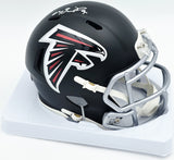 Michael Penix Jr. Autographed Falcons Mini Helmet Beckett Witness 2W906714
