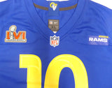 Rams Cooper Kupp Autographed Blue Nike Jersey Size XL Fanatics Holo #B504920