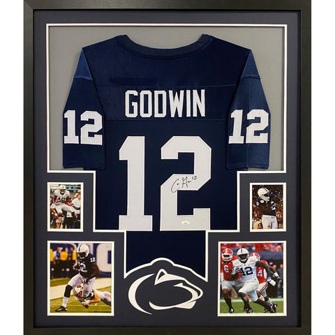 Chris Godwin Autographed Signed Framed Penn State Nittany Lions Jersey JSA