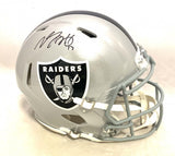 DAVANTE ADAMS SIGNED LAS VEGAS RAIDERS F/S SPEED AUTHENTIC HELMET BECKETT