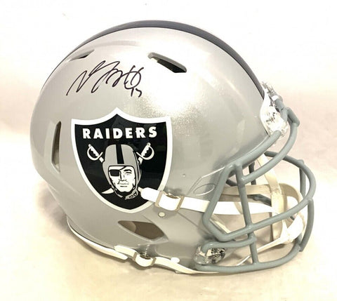 DAVANTE ADAMS SIGNED LAS VEGAS RAIDERS F/S SPEED AUTHENTIC HELMET BECKETT