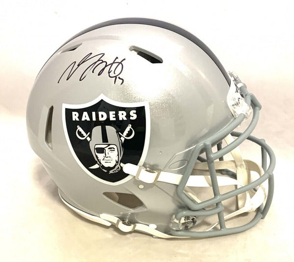 DAVANTE ADAMS SIGNED LAS VEGAS RAIDERS F/S SPEED AUTHENTIC HELMET BECKETT