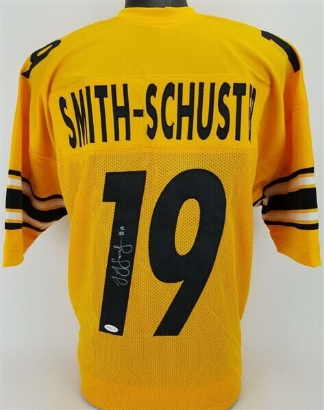 JuJu Smith-Schuster Signed Steelers Throwback Jersey (TSE COA) Pittsburgh #1 W.R