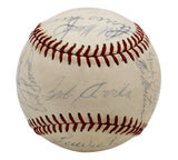 Mickey Mantle, Pee Wee Reese Multi-Signed Spalding MLB Baseball 23 Sigs -JSA LOA