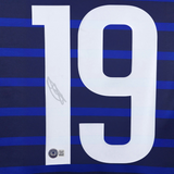 Karim Benzema Signed France Home Soccer Jersey #19 with Beckett COA