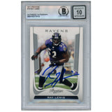 Ray Lewis Autographed/Signed 2011 Prestige #16 Trading Card Beckett 52910