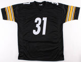 Justin Layne Signed Pittsburgh Steelers Jersey (TSE Hologram) 2019 3rd Rd Pick