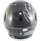 Ray Lewis Ed Reed Terrell Suggs Signed Baltimore Ravens Pro Helmet Beckett 50898