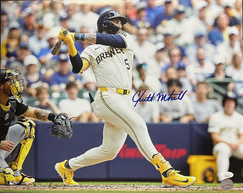 Brewers Outfield Prospect GARRETT MITCHELL Signed 16x20 Photo #8 AUTO - JSA