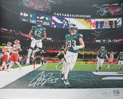 Cooper DeJean Autographed 16x20 SB 59 Photo Philadelphia Eagles Fanatics 204106