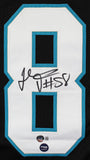Thomas Davis Authentic Signed Black Pro Style Jersey Autographed BAS Witnessed