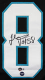 Thomas Davis Authentic Signed Black Pro Style Jersey Autographed BAS Witnessed