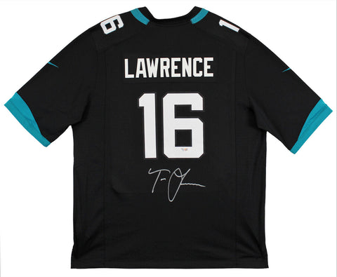 Jaguars Trevor Lawrence Authentic Signed Black Nike Game Jersey Fanatics