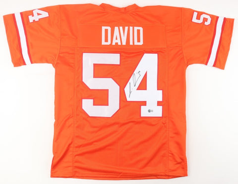 Lavonte David Signed Tampa Bay Buccaneers Creamsicle Jersey (Beckett) Bucs L.B.