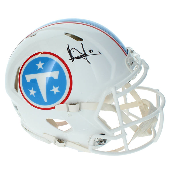 Vince Young Autographed Tennessee Titans Speed Authentic Helmet GTSM Witnessed