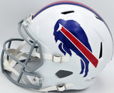 JIM KELLY AUTOGRAPHED BILLS 2011-20 THROWBACK WHITE FULL SIZE HELMET BECKETT