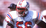 Andre Tippett Signed Patriots Mini Helmet (JSA COA) Super Bowl XX Linebacker HOF