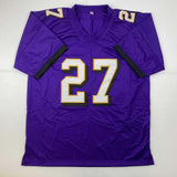 Autographed/Signed JK J.K. Dobbins Baltimore Purple Football Jersey JSA COA