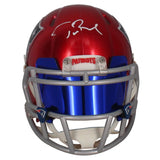Tom Brady Autographed Patriots Flash Speed Mini Helmet w/ Visor Fanatics