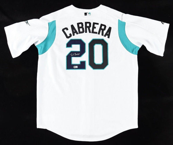 Miguel Cabrera Signed Florida Marlins Jersey (Beckett) Miami Third Baseman