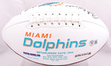 Bob Griese Autographed Miami Dolphins Logo Football w/HOF - Beckett W Hologram