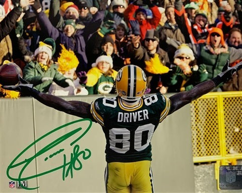 Packers DONALD DRIVER Signed 8x10 Photo #10 AUTO - SB XLV Champ - GBP HOF 2017