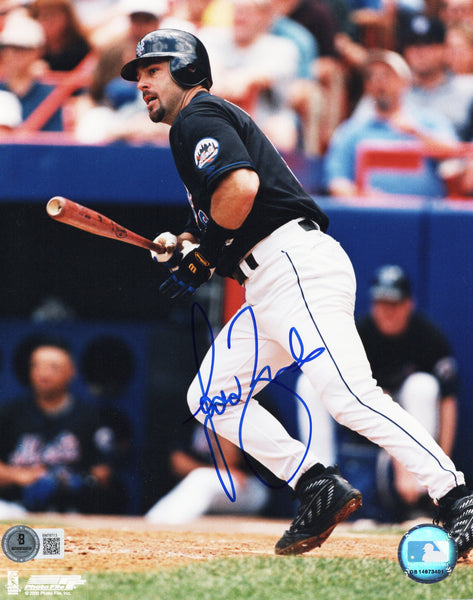 Todd Zeile Autographed New York Mets 8x10 Photo Beckett Authenticated #3