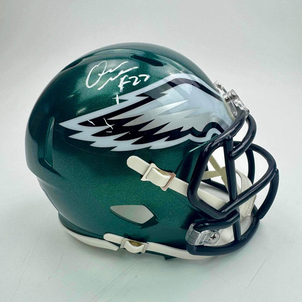 Autographed/Signed Quinyon Mitchell Philadelphia Eagles Mini Helmet JSA COA