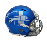 Barry Sanders Signed Detroit Lions Speed Alternate Blue 2023 NFL Mini Helmet