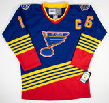 Brett Hull Signed St. Louis Blues Captain's Jersey (Beckett) 2xStanley Cup Champ