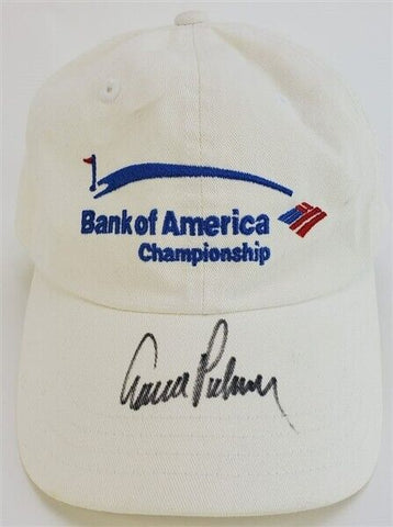 Arnold Palmer (died 2016) Signed Bank of America Championship Hat (JSA COA)