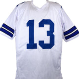 Michael Gallup Autographed White Pro Style Jersey- JSA W *Silver