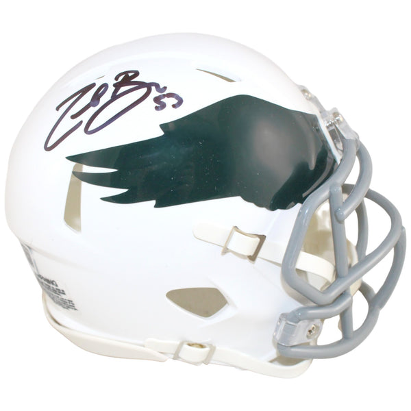 Zack Baun Autographed Philadelphia Eagles TB Mini Helmet Beckett Witness 52879