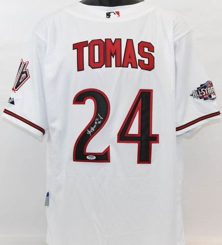 Yasmany Tomas Signed Diamondbacks Majestic Style Jersey (PSA) Arizona 2015-2019