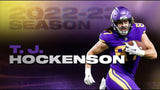 T. J. Hockenson Signed Minnesota Vikings Mini Helmet (Beckett) Iowa Tight End