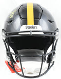 T.J. Watt Autographed Pittsburgh Steelers F/S Speed Flex Helmet - Beckett W Holo