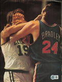 Bill Bradley & Don Nelson Autographed 8x11 Magazine Page Photo Beckett BP55279