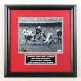 Howard Hopalong Cassady Signed Ohio State Buckeyes 16"x 16" Framed Photo Display
