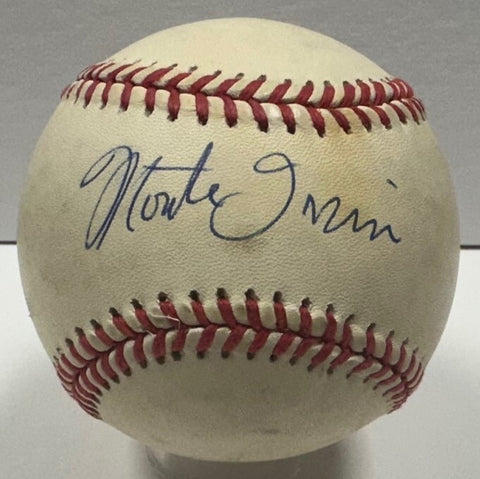Giants HOF'er MONTE IRVIN Signed Official National League Baseball #2 AUTO JSA