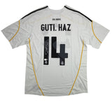 Autographed/Signed Guti Hernandez Real Madrid White Jersey Beckett BAS COA