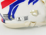 Bruce Smith Autographed Signed Buffalo Bills White Speed Mini Helmet Beckett Wit