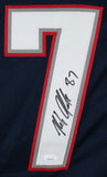Rob Gronkowski Authentic Signed Navy Blue Pro Style Jersey Autographed JSA