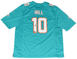 TYREEK HILL SIGNED AUTOGRAPHED MIAMI DOLPHINS #10 TEAL NIKE JERSEY BECKETT