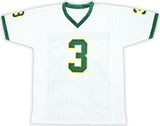 NOTRE DAME FIGHTING IRISH JOE MONTANA AUTOGRAPHED WHITE JERSEY JSA STOCK #216971